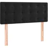 Image de vidaXL TÃªte de lit Noir 90x5x78/88 cm Velours
