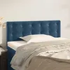 Image de vidaXL Tête de lit Bleu foncé 90x5x78/88 cm Velours346434
