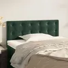 Image de vidaXL Tête de lit Vert foncé 100x5x78/88 cm Velours