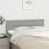 Image de vidaXL Têtes de lit 2 pcs Gris clair 72x5x78/88 cm Tissu