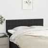 Image de vidaXL Têtes de lit 2 pcs Noir 72x5x78/88 cm Tissu