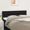 Image de vidaXL Têtes de lit 2 pcs Noir 72x5x78/88 cm Similicuir346464
