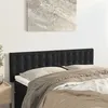 Image de vidaXL Têtes de lit 2 pcs Noir 72x5x78/88 cm Velours