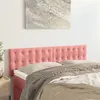 Image de vidaXL Têtes de lit 2 pcs Rose 72x5x78/88 cm Velours