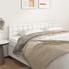 Image de vidaXL Têtes de lit 2 pcs Blanc 80x5x78/88 cm Similicuir