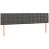 Image de vidaXL Vidaxl Têtes De Lit 2 Pcs Gris Foncé 80x5x78/88 Cm Velours