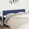 Image de vidaXL Têtes de lit 2 pcs Bleu 100x5x78/88 cm Tissu346522