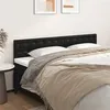 Image de vidaXL Têtes de lit 2 pcs Noir 100x5x78/88 cm Similicuir