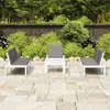 Image de vidaXL TÃªtes de lit 2 pcs Gris clair 100x5x78/88 cm Velours