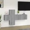 Image de vidaXL Ensemble de meubles TV 3 pcs Sonoma gris Bois d'ingénierie3120225