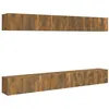 Image de vidaXL Meubles TV 8 pcs Chêne fumé 60x30x30 cm Bois d'ingénierie