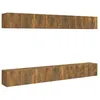 Image de vidaXL Meubles TV 8 pcs ChÃªne fumÃ© 60x30x30 cm Bois d'ingÃ©nierie