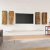 Image de vidaXL Meubles TV 4 pcs Chêne fumé 30,5x30x90 cm Bois d'ingénierie3120329