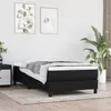 Image de vidaXL Matelas de lit à ressorts ensachés Noir 80x200x20 cm Tissu347676