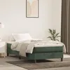 Image de vidaXL Matelas de lit Ã  ressorts ensachÃ©s Vert foncÃ© 80x200x20 cm