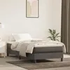 Image de vidaXL Matelas de lit à ressorts ensachés Gris foncé 90x200x20 cm347729