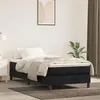 Image de vidaXL Matelas de lit à ressorts ensachés Noir 90x200x20 cm Velours347730