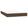 Image de vidaXL Matelas de lit Ã  ressorts ensachÃ©s Marron foncÃ© 120x200x20 cm