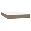 Image de vidaXL Matelas de lit Ã  ressorts ensachÃ©s Taupe 120x200x20 cm Tissu