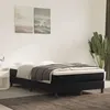 Image de vidaXL Matelas de lit à ressorts ensachés Noir 120x200x20 cm Velours347770