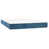 Image de vidaXL Matelas de lit Ã  ressorts ensachÃ©s Bleu foncÃ© 140x190x20 cm