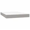 Image de vidaXL Matelas de lit Ã  ressorts ensachÃ©s Gris clair 140x200x20 cm