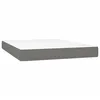 Image de vidaXL Matelas de lit Ã  ressorts ensachÃ©s Gris foncÃ© 140x200x20 cm