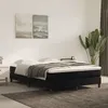 Image de vidaXL Matelas de lit à ressorts ensachés Noir 140x200x20 cm Velours347810