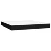 Image de vidaXL Matelas de lit Ã  ressorts ensachÃ©s Noir 160x200x20 cm Tissu