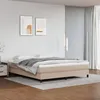 Image de vidaXL Matelas de lit à ressorts ensachés Cappuccino 180x200x20cm347847