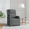 Image de vidaXL Fauteuil de massage Gris foncé Tissu348448
