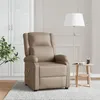 Image de vidaXL Fauteuil de massage Cappuccino Similicuir348467