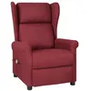 Image de vidaXL Fauteuil de massage Rouge bordeaux Tissu