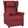 Image de vidaXL Fauteuil de massage Rouge bordeaux Tissu