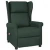 Image de vidaXL Fauteuil de massage Vert foncé Tissu