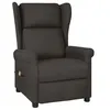 Image de vidaXL Fauteuil de massage Taupe Tissu