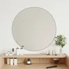 Image de vidaXL vidaXL Miroir mural Argenté Ø 60 cm Rond