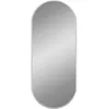 Image de vidaXL vidaXL Miroir mural Argenté 60x25 cm Ovale