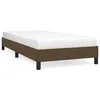 Image de vidaXL Cadre de lit Marron foncÃ© 90x190 cm Tissu