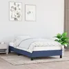 Image de vidaXL Cadre de lit Bleu 90x190 cm Tissu