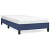 Image de vidaXL Cadre de lit Bleu 90x190 cm Tissu