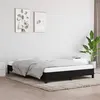Image de vidaXL Cadre de lit Noir 140x200 cm Tissu