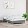 Image de vidaXL Cadre de lit sans matelas gris foncé 90x200 cm tissu346787