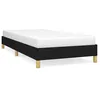 Image de vidaXL Cadre de lit Noir 90x200 cm Tissu