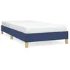 Image de vidaXL Cadre de lit Bleu 90x200 cm Tissu