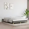 Image de vidaXL Cadre de lit sans matelas gris foncé 140x190 cm tissu346811