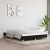 Image de vidaXL Cadre de lit sans matelas noir 140x190 cm tissu346812