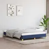 Image de vidaXL Cadre de lit sans matelas bleu 140x200 cm tissu