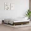 Image de vidaXL Cadre de lit Marron foncÃ© 160x200 cm Tissu
