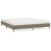 Image de vidaXL Cadre de lit Taupe 180x200 cm Tissu